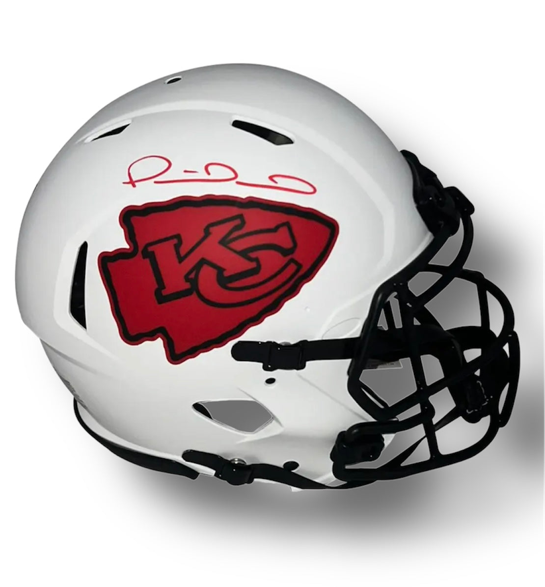 Mahomes Chiefs Lunar Authentic Helmet Beckett COA