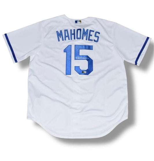 Mahomes KC Royals Nike Jersey Beckett COA