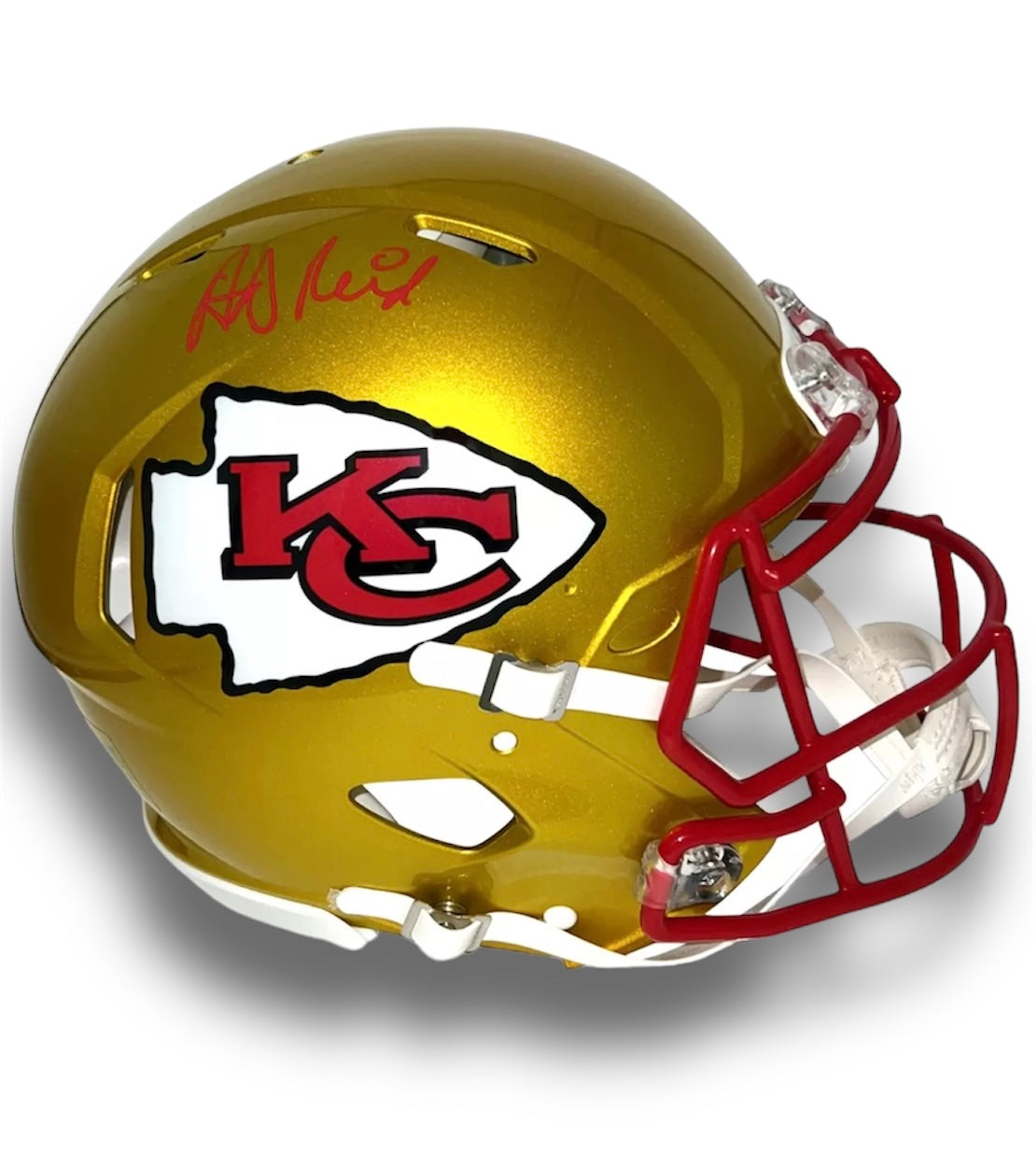 Andy Reid Flash Authentic Helmet Beckett COA