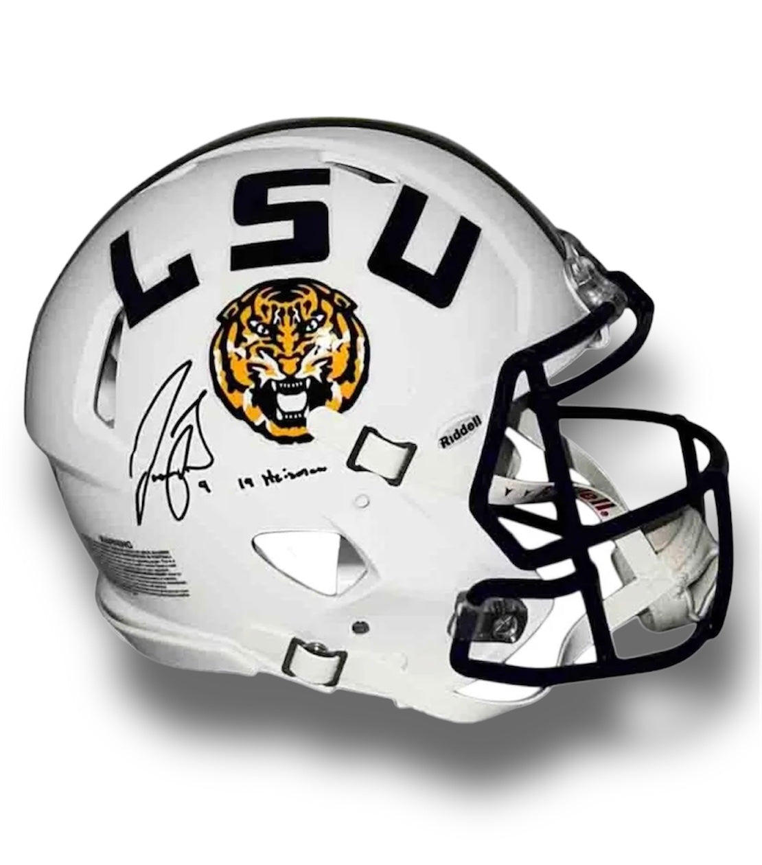 Joe Burrow LSU Speed Auth w Script Fanatics COA