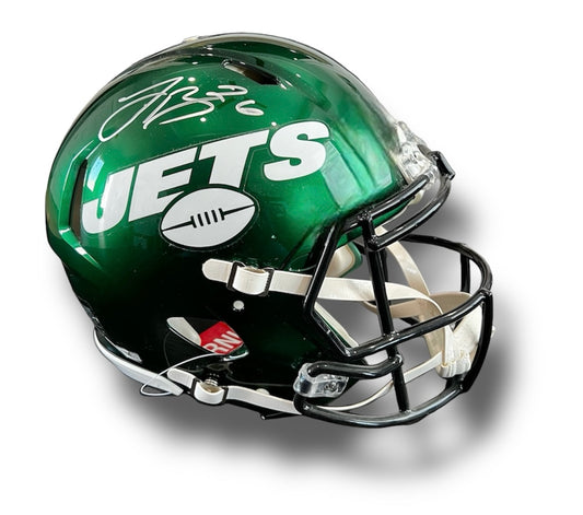 Le Veon Bell Jets Speed Authentic Helmet Fanatics COA