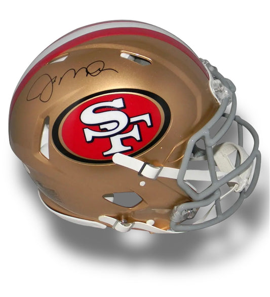 Joe Montana 49ers Speed Authentic Helmet Beckett COA