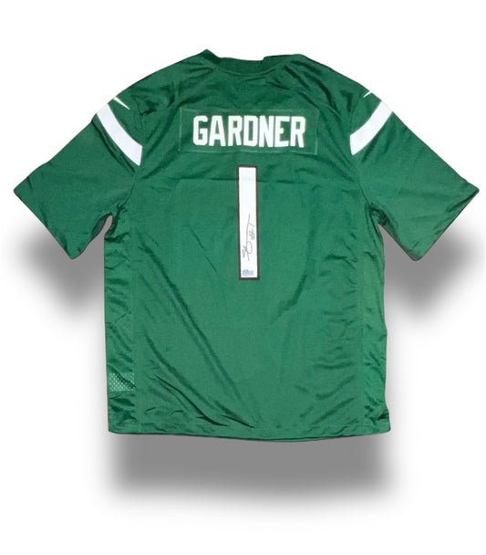 Ahmad “Sauce” Gardner Jets Nike Game Jersey Beckett COA