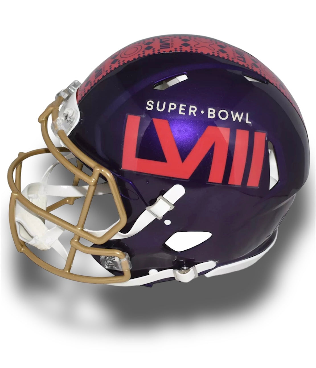 Mahomes Chiefs Super Bowl LVIII Speed Authentic Helmet Beckett COA