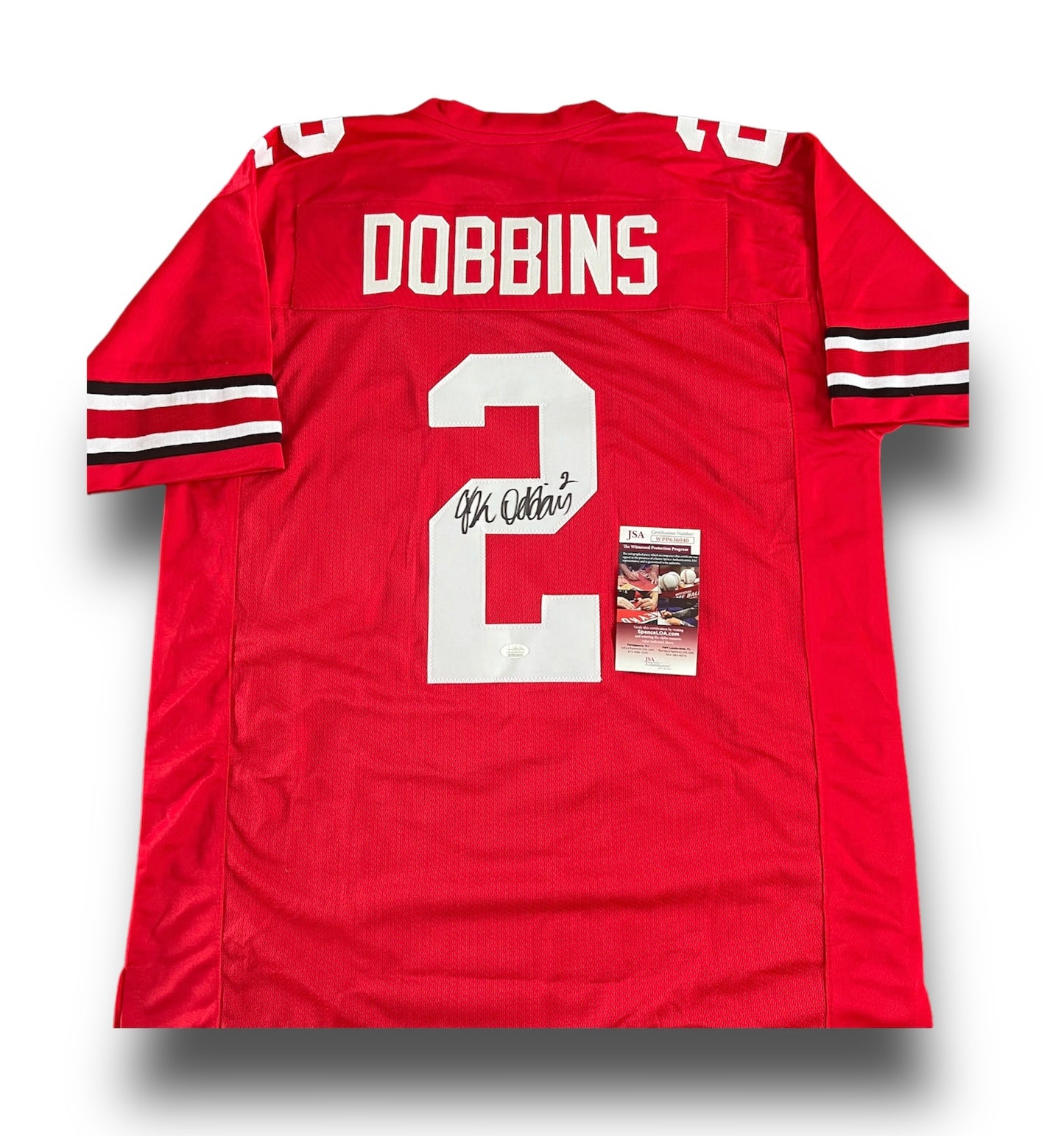 Jk Dobbins OSU Custom Jersey JSA COA