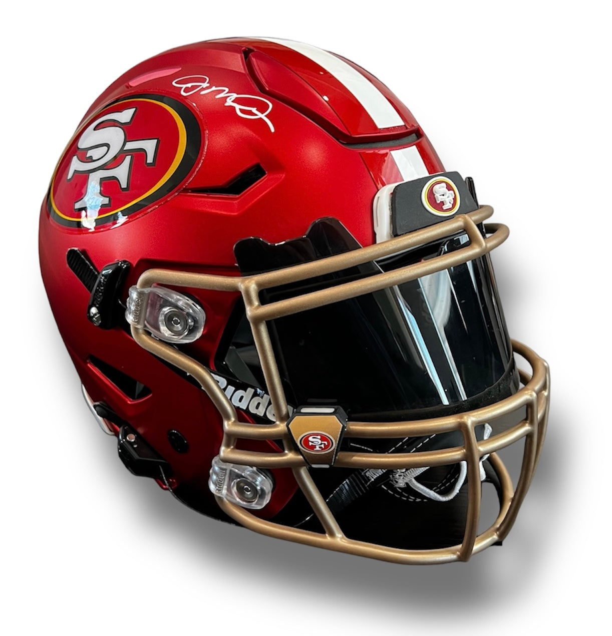 Montana 49ers Flash Flex Helmet Beckett COA
