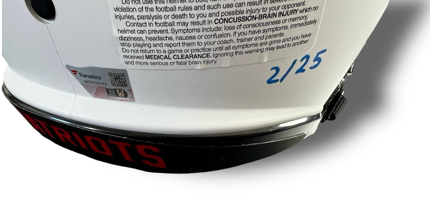 Brady Limited Edition Patriots Speed Authentic Helmet