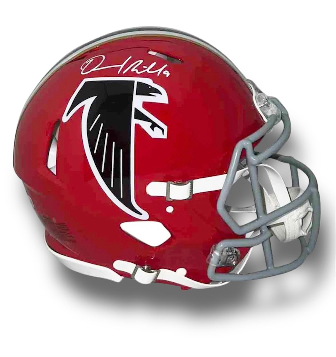 Desmond Ridder Falcons Throwback Authentic Helmet Beckett COA