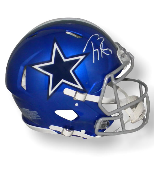 Tony Romo Cowboys Flash Authentic Helmet Beckett COA