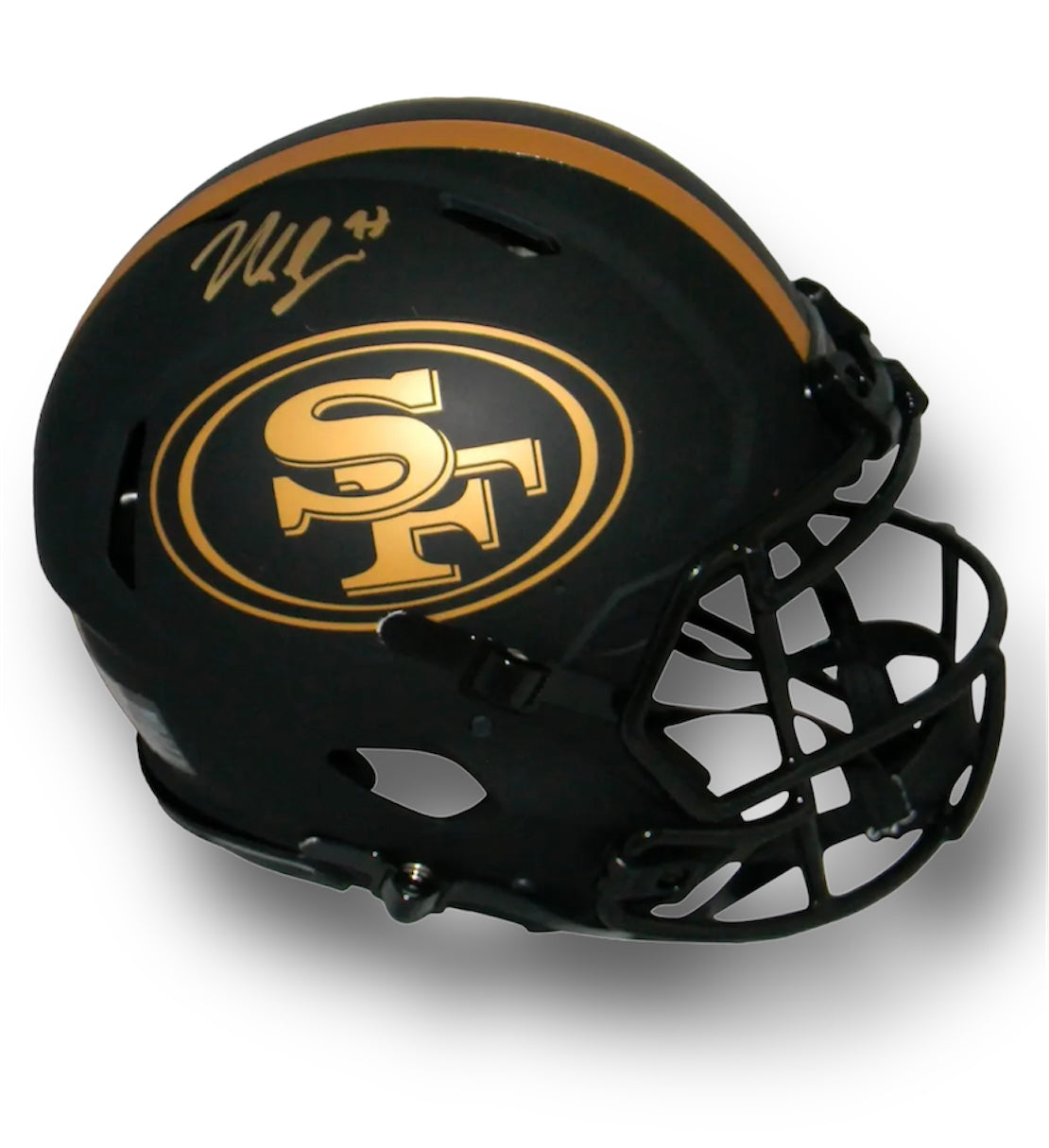 Nick Bosa 49ers Eclipse Authentic Helmet Beckett COA