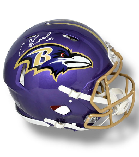 Ed Reed Ravens Flash Authentic Beckett COA