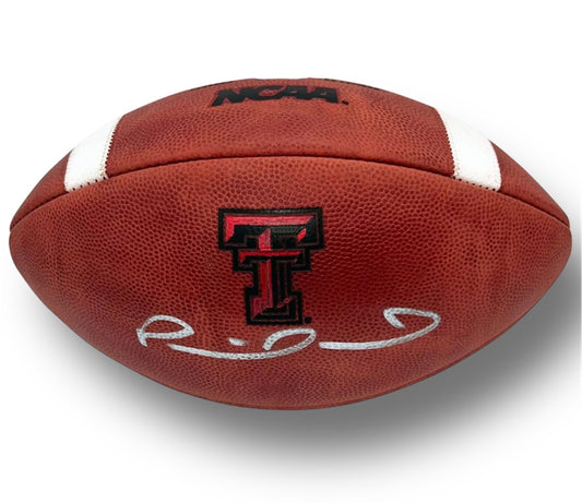 Mahomes Texas Tech NCAA Football JSA COA