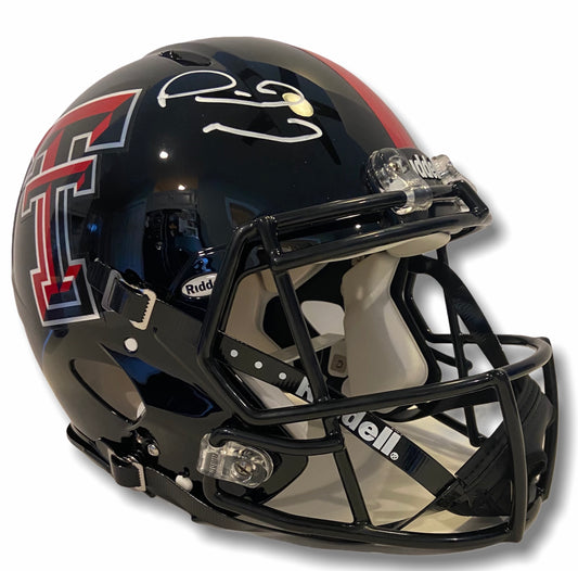 Patrick Mahomes Texas Tech Signed Speed Authentic Helmet