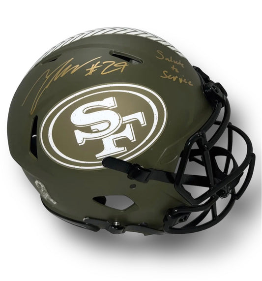 Hufanga 49ers Salute to Service Authentic Helmet